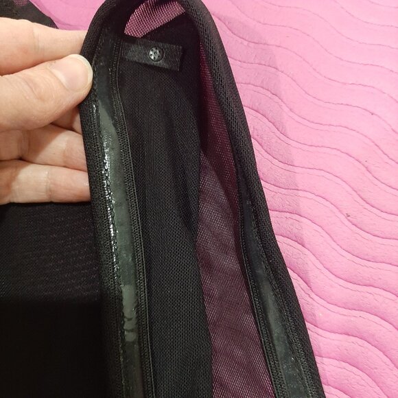 Joseph Ribkoff black shadow sheer cover up blouse - Picture 8 of 11